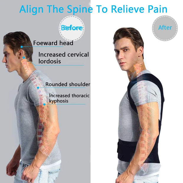 Adjustable Posture Low Back Corrector