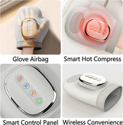 Hand Massager with Heat and Compression For Arthritis and Carpal Tunnel