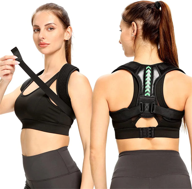 Adjustable Shoulder Back Posture Corrector Brace Belt Strap