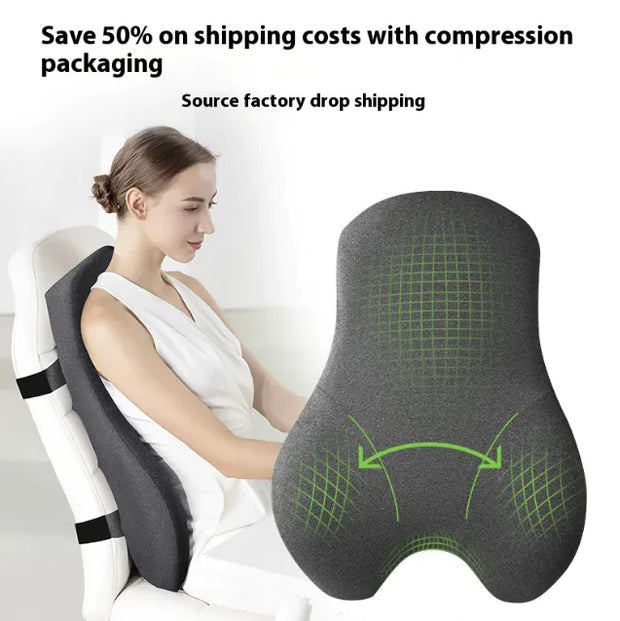 Memory Foam Lumbar Support Cushion