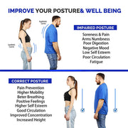 Adjustable Shoulder Back Posture Corrector Brace Belt Strap