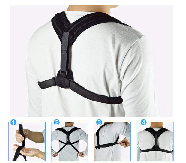Breathable Adjustable Posture Corrector for Back Support