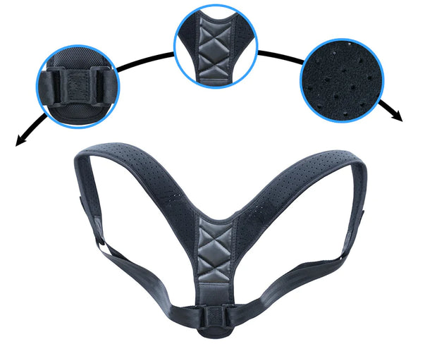 Breathable Adjustable Posture Corrector for Back Support