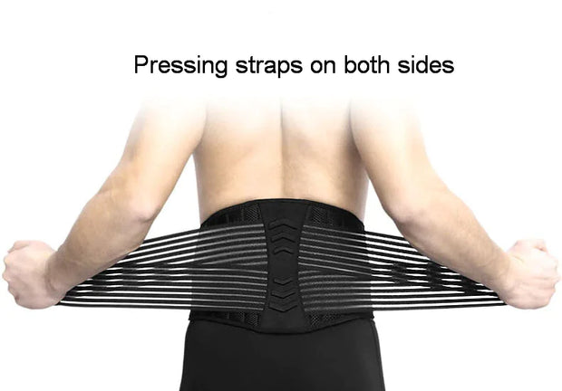 Lower Back Support Brace Lumbar Waist Belt