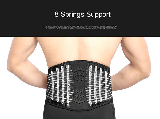 Lower Back Support Brace Lumbar Waist Belt