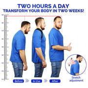 Adjustable Shoulder Back Posture Corrector Brace Belt Strap